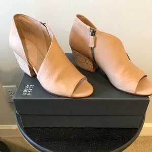 Eileen Fisher women’s Drake Natural side-zip shoes